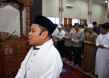 Polda Kalimantan Utara Gelar Sholat Ghaib dan Doa Bersama untuk Korban Bencana di Sumatera