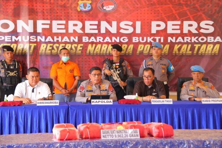 Polda Kaltara Musnahkan Hampir 10 Kg Sabu, Selamatkan Generasi Muda dari Ancaman Narkoba