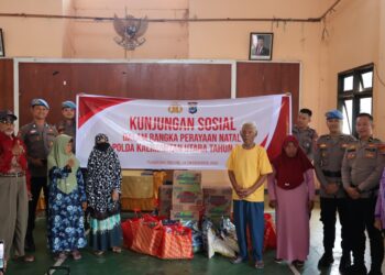 Sambut Natal dengan Kesederhanaan, Personel Polda Kaltara Berbagi Kasih di Panti Lansia