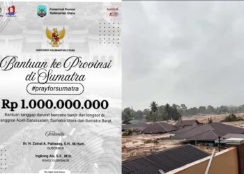 Pemprov Kaltara Salurkan Bantuan untuk Korban Bencana di Sumatra Rp 1 Miliar