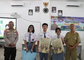 Cetak Pelajar Mitra Kamtibmas, Ditbinmas Polda Kaltara Gelar Police Goes To School