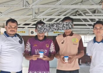 Dukung Program P4GN, Pegawai serta WBP di Lapas Nunukan Lakukan Tes Urine