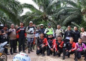 Melewati Jalur Terjal dan Perkebunan Sawit, Kapolda Kaltara Pimpin Patroli Roda Dua ke Pelosok Bulungan