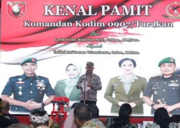 Wali Kota Tarakan Hadiri Kenal Pamit Dandim 0907, Tegaskan Sinergi Pemkot–TNI