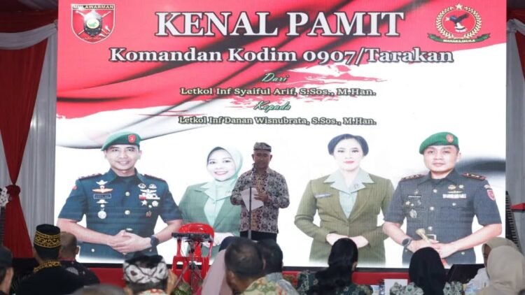 Wali Kota Tarakan Hadiri Kenal Pamit Dandim 0907, Tegaskan Sinergi Pemkot–TNI