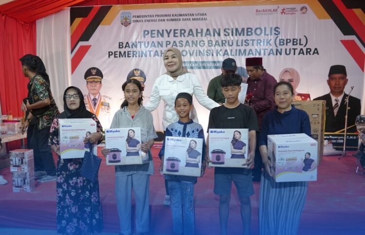 Sinergi Pemprov dan Pusat, Ribuan Sambungan Listrik Gratis Tersalurkan di Kaltara
