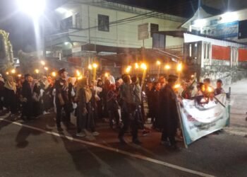 Semarak 28 Regu Pawai Obor, Warga Tarakan Tengah Sambut Ramadan 1447 H