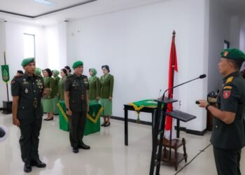 Danrem 092/Maharajalila Pimpin Sertijab Dandim 0907/Tarakan