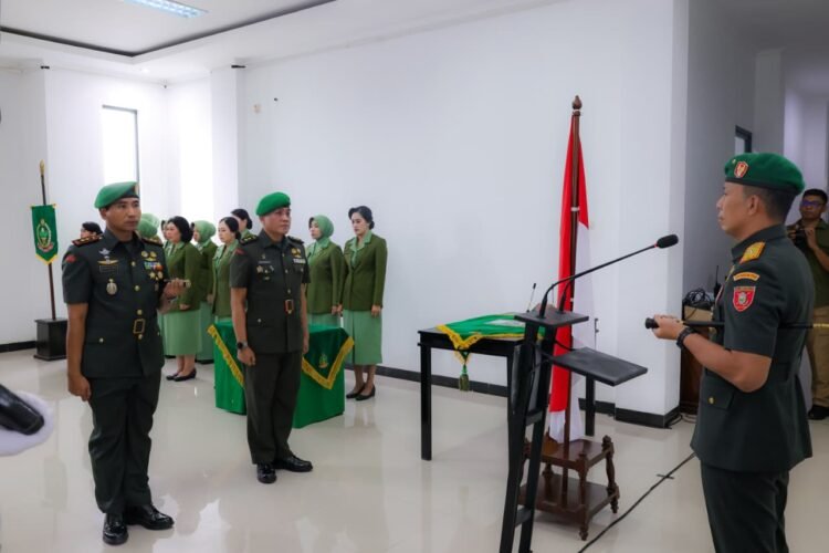 Danrem 092/Maharajalila Pimpin Sertijab Dandim 0907/Tarakan