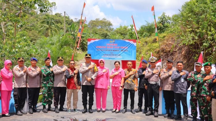 Kapolda Kaltara Hadirkan Jembatan Harapan di Perbatasan Sebatik