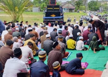 Antusias Warga Juata Permai, Salat Idul Fitri di Baitul Amin Dipenuhi Jamaah