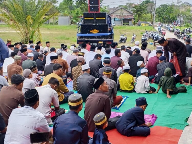 Antusias Warga Juata Permai, Salat Idul Fitri di Baitul Amin Dipenuhi Jamaah