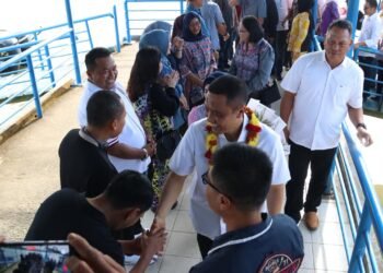 Jajaran Polda Kaltara Sambut Kedatangan Wakapolda Baru di Tanjung Selor