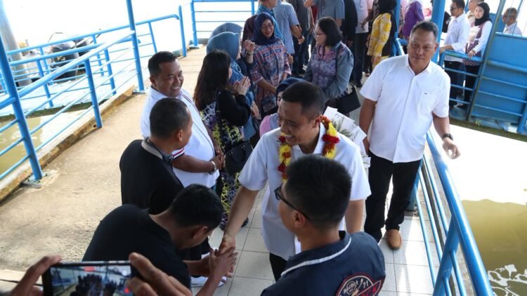Jajaran Polda Kaltara Sambut Kedatangan Wakapolda Baru di Tanjung Selor