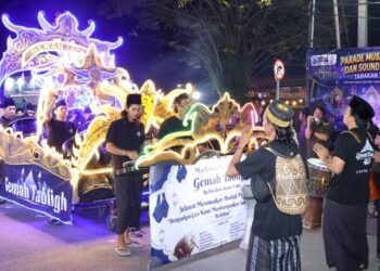 Gemah Tablig Juata Laut Gemilang di Parade Sahur Tarakan 2026
