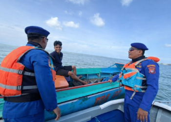 Sat Polairud Polres Tarakan Patroli Perairan, Nelayan Diimbau Waspada Gelombang Tinggi