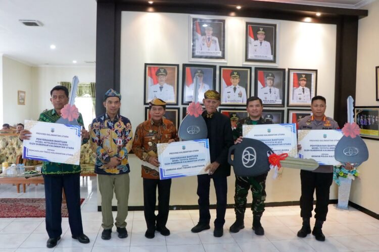 Pemprov Kaltara Distribusikan Kendaraan Hibah, Perkuat Dukungan Lintas Sektor