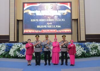Sertijab Wakapolda Kaltara, Tongkat Komando Resmi Beralih ke Brigjen Pol Yusuf