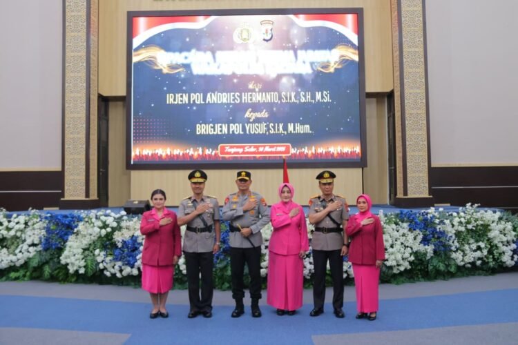 Sertijab Wakapolda Kaltara, Tongkat Komando Resmi Beralih ke Brigjen Pol Yusuf