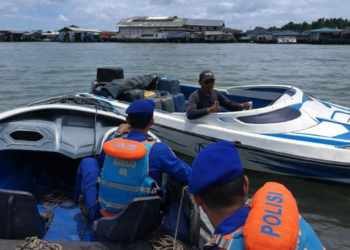 Antisipasi Gelombang Tinggi, Satpolairud Polres Tarakan Intensifkan Patroli Perairan