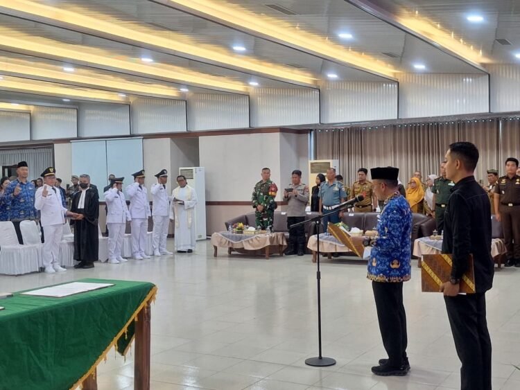 Pelantikan 208 Pejabat di Nunukan, Penataan Birokrasi Ditekankan Lebih Adaptif dan Solid