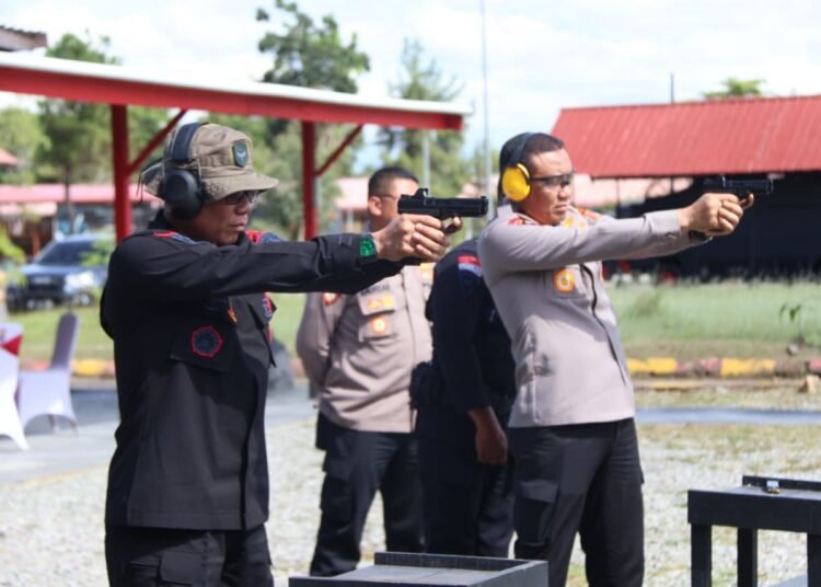 Wakapolda Kaltara Tinjau Latihan Brimob, Pastikan Personel Siap Operasi BKO Nusantara