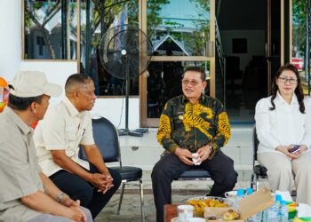 Wagub Ingkong Ala Tinjau Kantor Bupati Bulungan yang Terbakar, Pemulihan Dipercepat