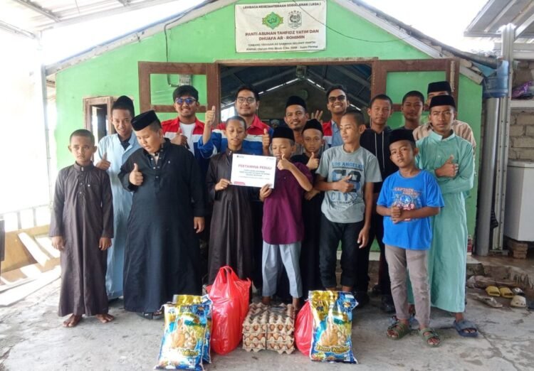 Tebar Kepedulian di Bulan Kurban, Pertamina FT Tarakan Kunjungi Panti Asuhan Ar-Rohimin yang Bangkit dari Musibah