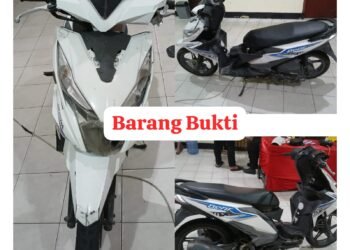 Dua Terduga Curanmor di Masjid Al-Muttaqin Kelurahan Nunukan Utara Ditangkap Polisi