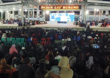 Ribuan Warga Padati Nobar Final Piala Dunia di Malinau, Penonton Beruntung Bawa Pulang Kulkas
