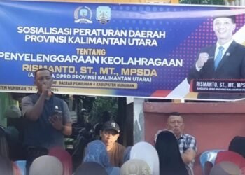 Sosper di Nunukan, Rismanto Ajak Masyarakat Kawal Implementasi Perda Keolahragaan dan Pendidikan