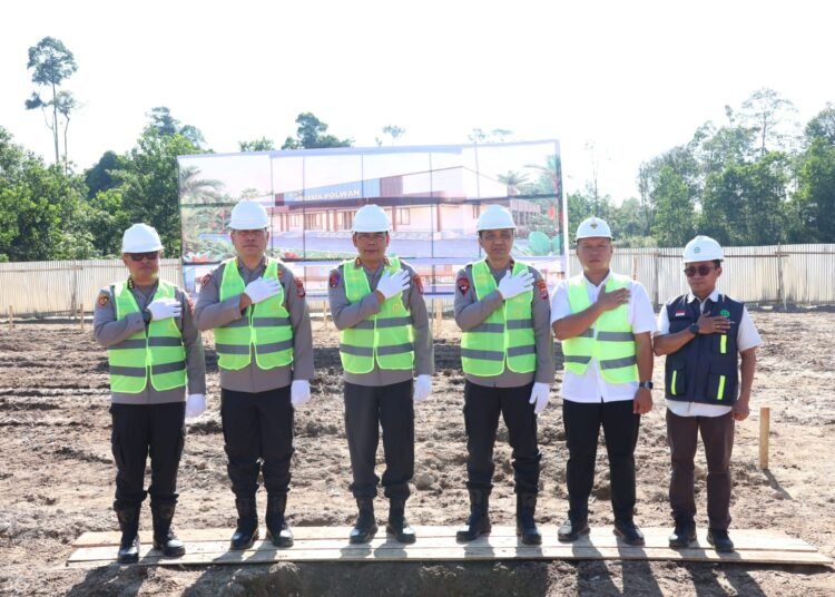 Kapolda Kaltara Mulai Pembangunan Mess Polwan, Wujud Komitmen Tingkatkan Kesejahteraan Personel