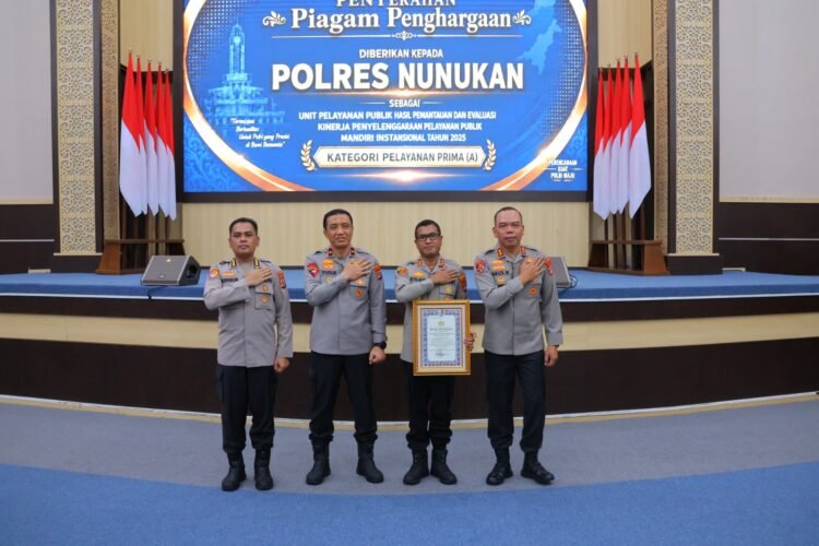 Polres Nunukan Raih Pelayanan Prima, Kapolda Kaltara Minta Tak Cepat Berpuas Diri