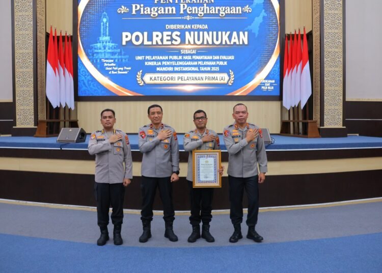 Polres Nunukan Raih Pelayanan Prima, Kapolda Kaltara Minta Tak Cepat Berpuas Diri