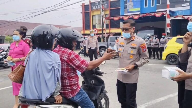 Kabut Asap Selimuti Nunukan, Polres Antisipasi Gangguan ISPA Warga
