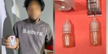 Dua Botol Liquid Diduga Ganja Sintetis dari Malaysia, Pria Asal Sei Menggaris Diamankan