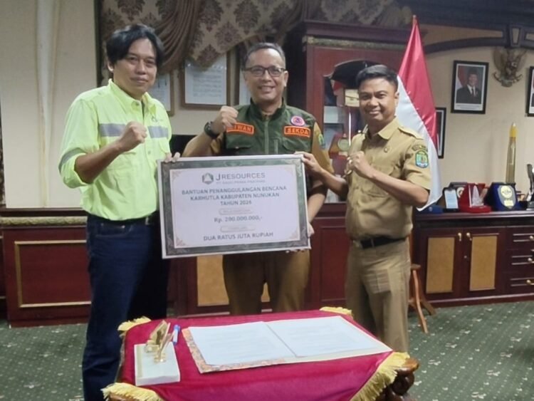 Dukung Penanganan Karhutla, PT Sago Prima Pratama Salurkan Bantuan Rp200 Juta ke BPBD Nunukan