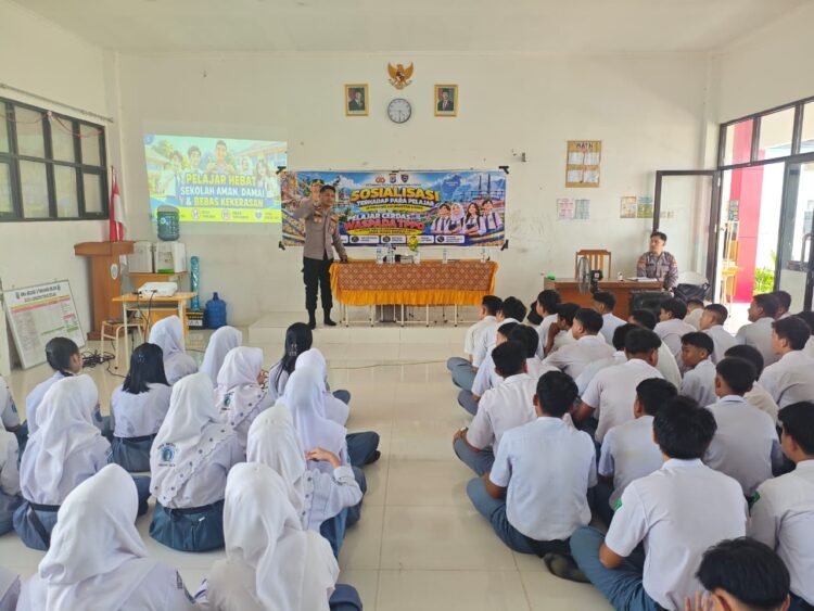 Ditbinmas Polda Kaltara Ingatkan Pelajar SMAN 2 Tanjung Selor Bahaya Bullying hingga TPPO