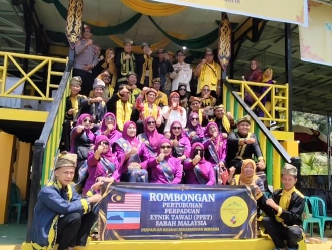 1.287 Peserta Meriahkan Iraw Tidung Borneo Bersatu, Rombongan Tawau Terpukau Sambutan di Nunukan