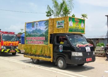 Karnaval HUT ke-27 Nunukan, DLH Kampanyekan Pilah Sampah dan Konservasi Alam