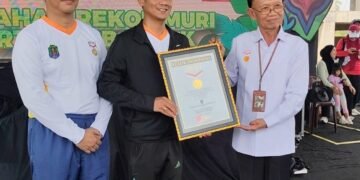 11.020 Orang Ikuti Senam Lukiwol, Nunukan Pecahkan Rekor MURI