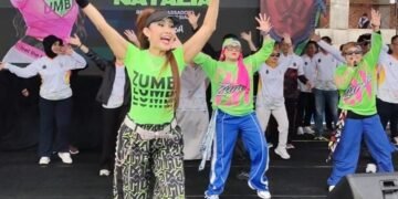 Usai Senam Lukiwol, Liza Natalia Ajak Masyarakat Nunukan Zumba Ceria